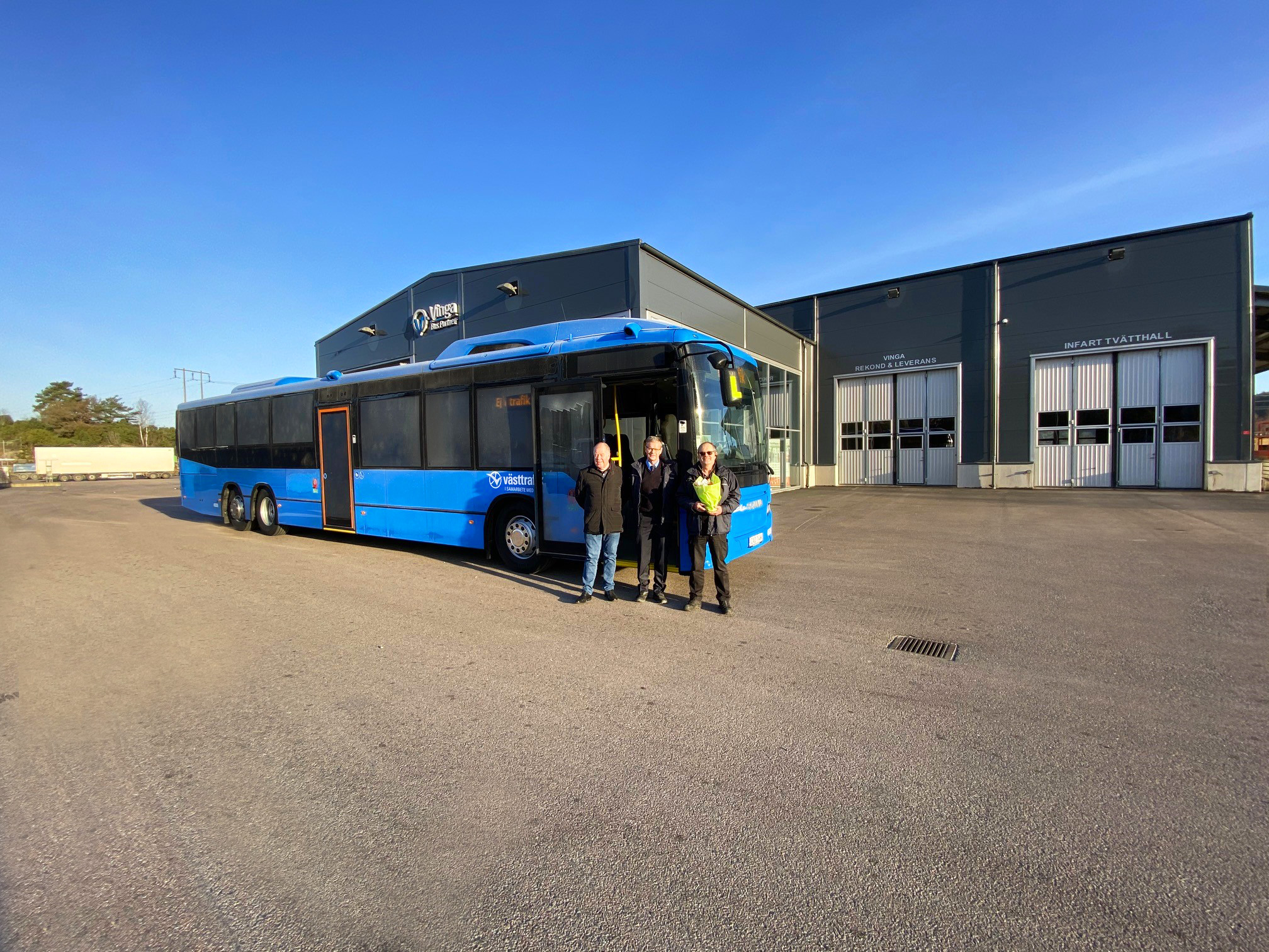 leverans av Scania till Jörlanda Buss 