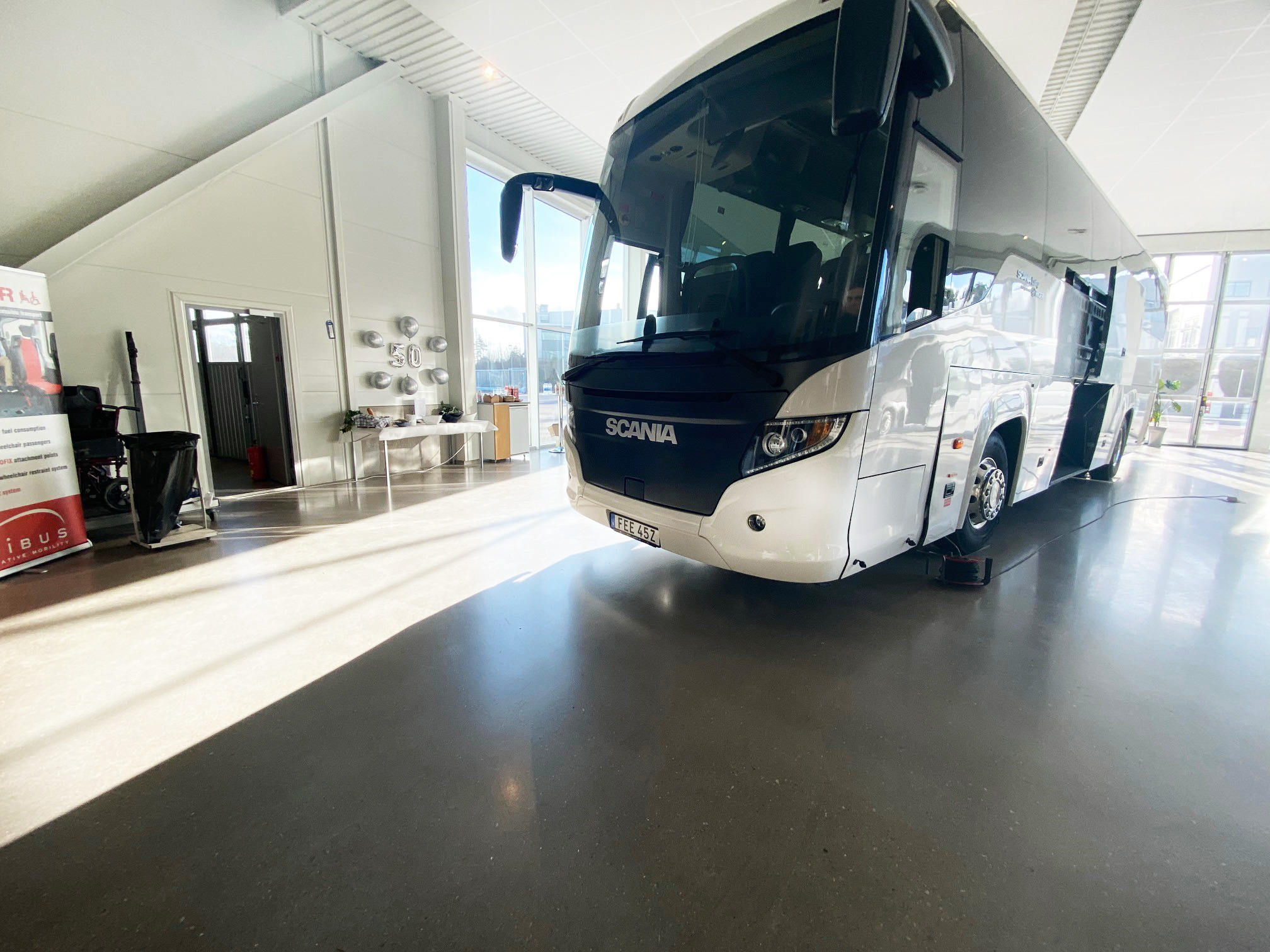 Lena och Martin på Vinga buss partner
